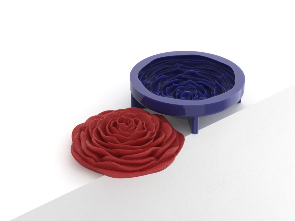 Realistic Rose Topper Mold (1pc)
