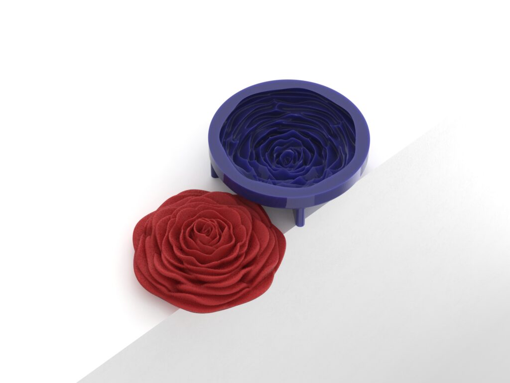 Realistic Rose Topper Molds