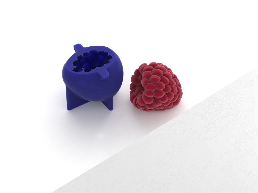 Realistic Raspberry Molds
