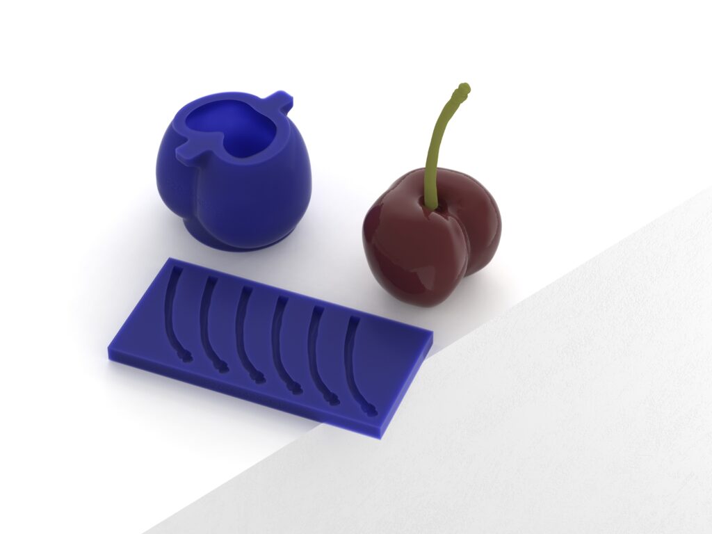 Realistic Cherry Molds