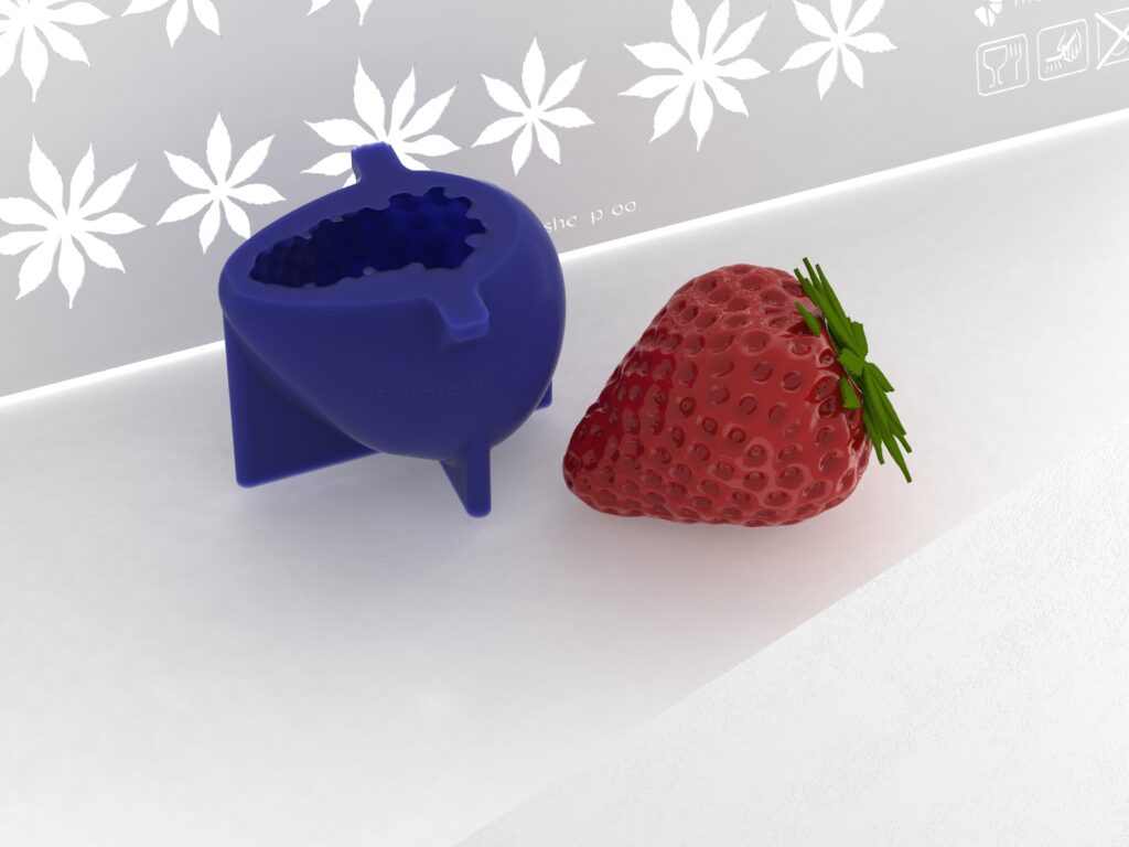 Realistic Strawberry Molds